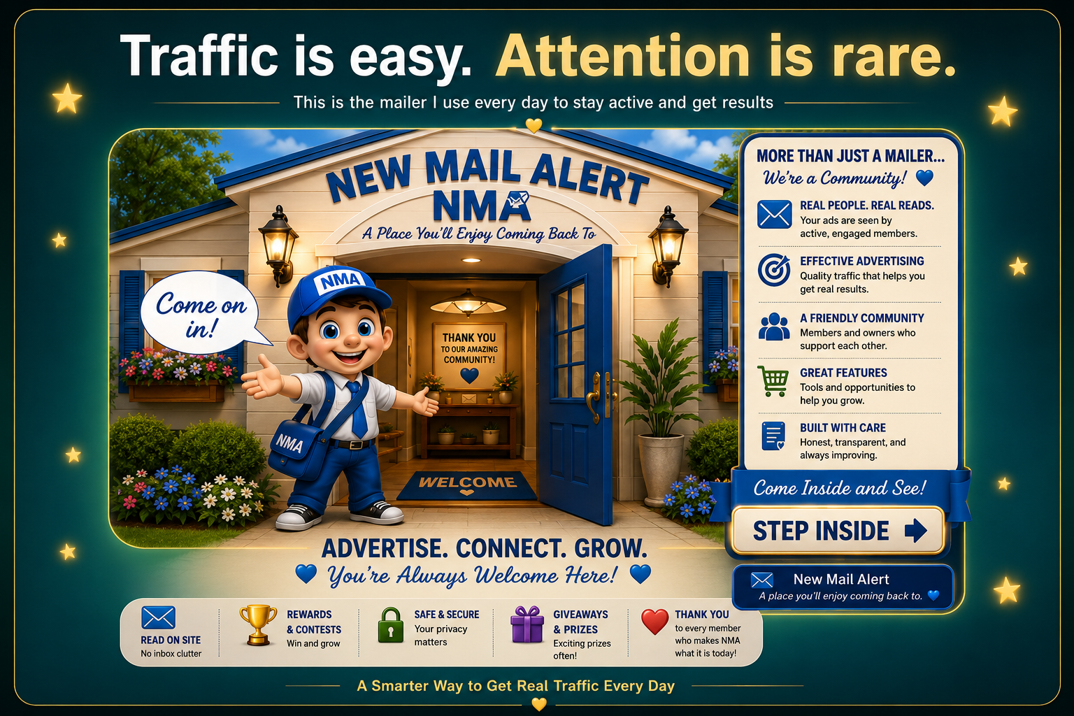 New Mail Alert — A place you will enjoy coming back to